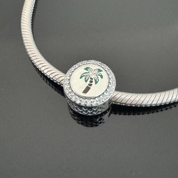 Pandora Jewelry - Pandora coconut tree Bead Charm|Real Pandora 925 Sterling Silver Charm